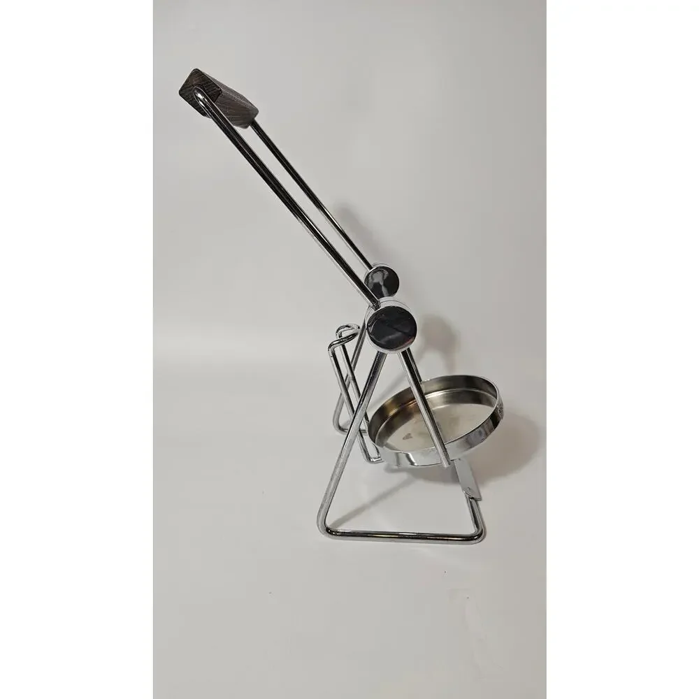 Vintage 78 Seagram's V.O. Whiskey Bottle Display Stand – Chrome Swinging Cradle